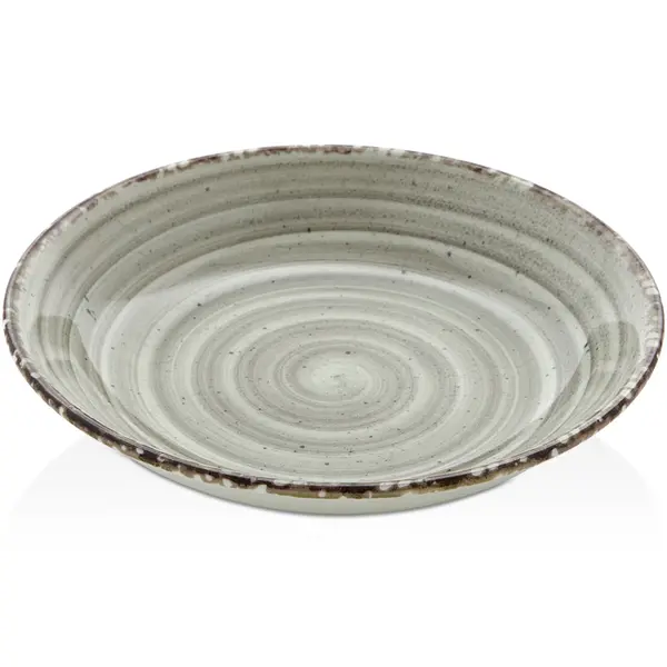 Diepe Borden | ENT TERRA | Porselein | Ecru | 12 Stuks | Ø200x40(h)mm