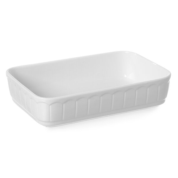 Serveerschaal | RUSTICA | Porselein | Wit | 230cl | Per Stuk | 282x192x65(h)mm