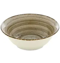 Gural Kommen | ENT TERRA | Porselein | Ecru | 134cl | 6 Stuks | Ø230x68(h)mm 