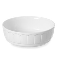 HENDI Serveerschalen | RUSTICA | Porselein | Wit | 4 Stuks | Ø100x50(h)mm