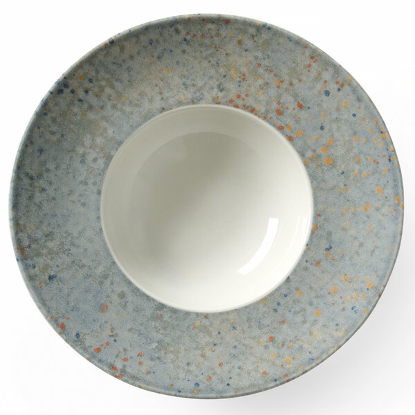 Pastaborden | DROPS | Porselein | Lichtgrijs | 6 Stuks | Ø275x60(h)mm