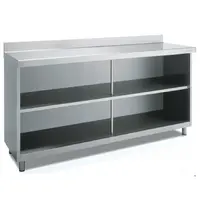 Coreco Werkbank | 600 RANGE | RVS | Open Vak | Diepte 600 | Hoogte 1040/1140 | Breedte 990-2020 | Achteropstand