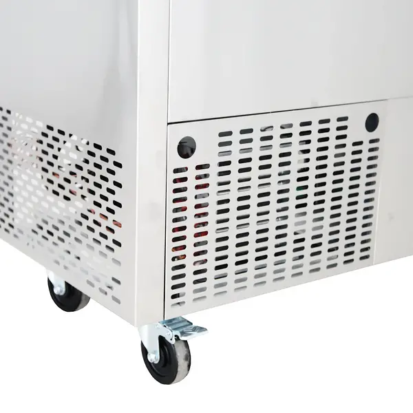 Koelkist | SERIE BHC | RVS | 440L | +2°C/+8°C | Statisch | Schuifdeksel (Dicht) + Werkblad | Wielen (Geremd) | 1505x565x930(h)mm