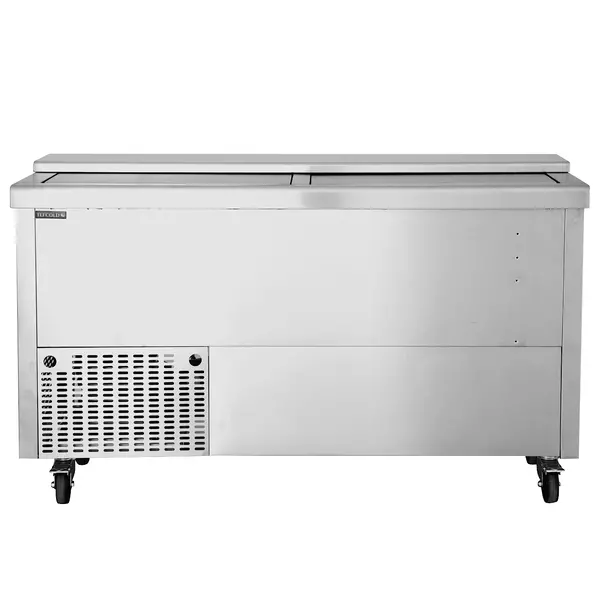 Koelkist | SERIE BHC | RVS | 440L | +2°C/+8°C | Statisch | Schuifdeksel (Dicht) + Werkblad | Wielen (Geremd) | 1505x565x930(h)mm