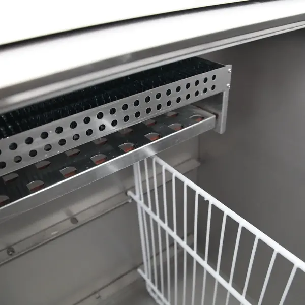 Koelkist | SERIE BHC | RVS | 615L | +2°C/+8°C | Statisch | Schuifdeksel (Dicht) + Werkblad | Wielen (Geremd) | 2005x565x930(h)mm