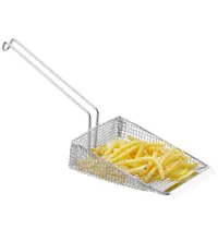 HENDI Fritesschep | RVS | Dubbel Gaas | 335x175x150(h)mm