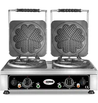 GMG Wafelijzer | AMORE L | Dubbel | Hartvormige Wafels (Ø210mm) | 50°C/300°C | 4.4kW (2x 230V) | 600x440x320(h)mm