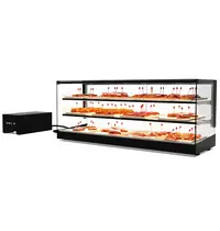 SAYL Tapasvitrine | LOGIC | Zwart | +2°C/+6°C | Statisch | 3 Niveaus | Losse Koelunit (Inbouw) | 1190x395x460(h)mm 