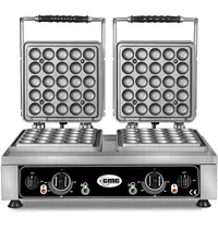GMG Lokmaijzer | LOKMIA L | Dubbel | Lokma (Ø42mm) | 50°C/300°C | 4.4kW (2x 230V) | 600x440x320(h)mm