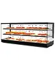 SAYL Tapasvitrine | LOGIC | Zwart | +2°C/+6°C | Statisch | 3 Niveaus | Externe Koeling (Excl.) | 1190x395x465(h)mm 