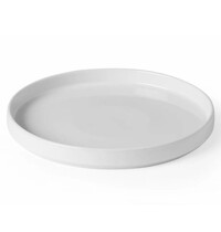 HENDI Borden | OSLO | Porselein | Wit | 6 Stuks | Ø280x28(h)mm 