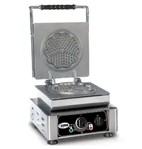 GMG Wafelijzer | AMORE S | Enkel | Hartvormige Wafels (Ø170mm) | 50°C/300°C | 2.2kW (230V) | Verwisselbare Wafelvorm | 300x440x320(h)mm