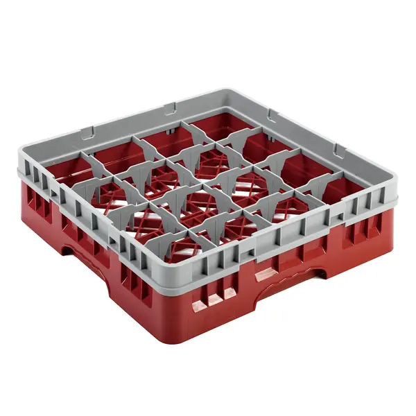 Vaatwaskorf | Glazen | 16x 110x110mm | Stapelbaar | 500x500x143(h)mm