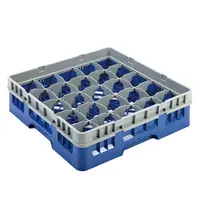 CombiSteel Vaatwaskorf | Glazen | 25x 90x90mm | Stapelbaar | 500x500x143(h)mm