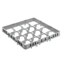 CombiSteel Opzetrand | CombiSteel Vaatwaskorven | 16x 110x110mm | 500x500x120(h)mm