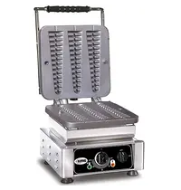 GMG Wafelijzer | WAFFELINO | Enkel | Lollypopwafels (230x30x24mm) | 50°C/300°C | 2.2kW (230V) | Verwisselbare Wafelvorm | 300x440x320(h)mm