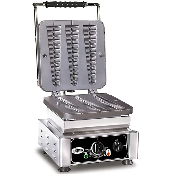 Wafelijzer | WAFFELINO | Enkel | Lollypopwafels (230x30x24mm) | 50°C/300°C | 2.2kW (230V) | Verwisselbare Wafelvorm | 300x440x320(h)mm