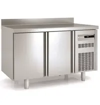 Coreco Koelwerkbank | 700 RANGE | 255L | 2 Deuren (1/1 GN) | -2°C/+8°C | Statisch + Ventilator | Temperatuuralarm | Achteropstand | 1345x700x850/950(h)mm