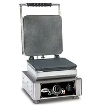 GMG Wafelijzer | GELATO | Enkel | IJshoornwafels (230x230mm) | 50°C/300°C | 2.2kW (230V) | Verwisselbare Wafelvorm | 300x440x320(h)mm