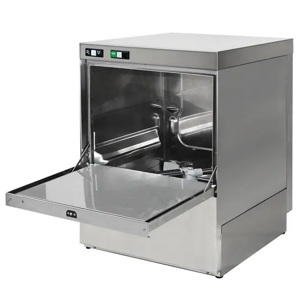 Glazenspoelmachine | STANDARD LINE | Mand 350x350 | Afvoerpomp | Zeeppomp | Naglanspomp | 230V | 440x497x640(h)mm