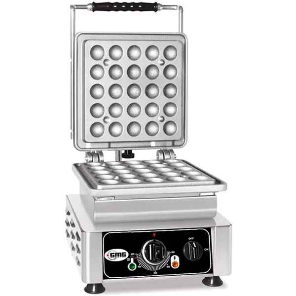 Lokmaijzer | LOKMIA D | Enkel | Lokma (Ø35mm) | 50°C/300°C | 2.2kW (230V) | Verwisselbare Wafelvorm | 300x440x320(h)mm