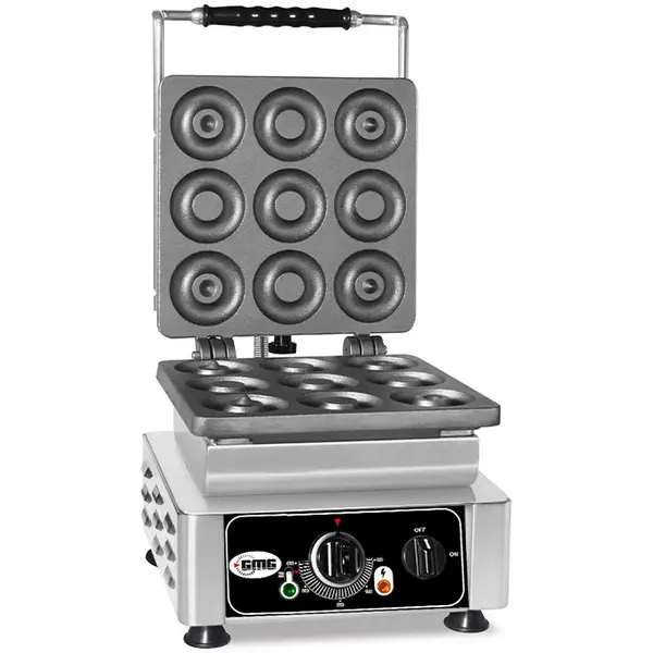 Donutijzer | DONATO | Enkel | Mini Donuts (Ø80mm) | 50°C/300°C | 2.2kW (230V) | Verwisselbare Wafelvorm | 300x440x320(h)mm