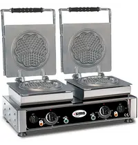 GMG Wafelijzer | AMORE S | Dubbel | Hartvormige Wafels (Ø170mm) | 50°C/300°C | 4.4kW (2x 230V) | Verwisselbare Wafelvorm | 600x440x320(h)mm