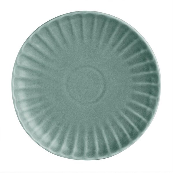 Borden | CORALLITE | Porselein | Groen | 6 Stuks | Ø205mm