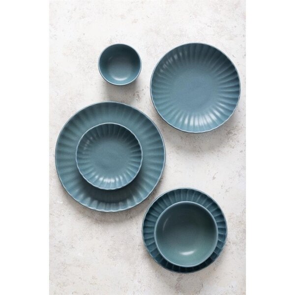 Borden | CORALLITE | Porselein | Groen | 6 Stuks | Ø205mm