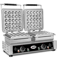 GMG Lokmaijzer | LOKMIA D | Dubbel | Lokma (Ø35mm) | 50°C/300°C | 4.4kW (2x 230V) | Verwisselbare Wafelvorm | 600x440x320(h)mm