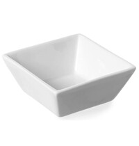 HENDI Tapasschaaltjes | CUADRADO | Porselein | Wit | 12 Stuks | 80x80x35(h)mm 