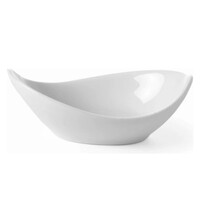 HENDI Tapasschaaltjes | CONCHA | Porselein | Wit | 6 Stuks | 90x50x20(h)mm