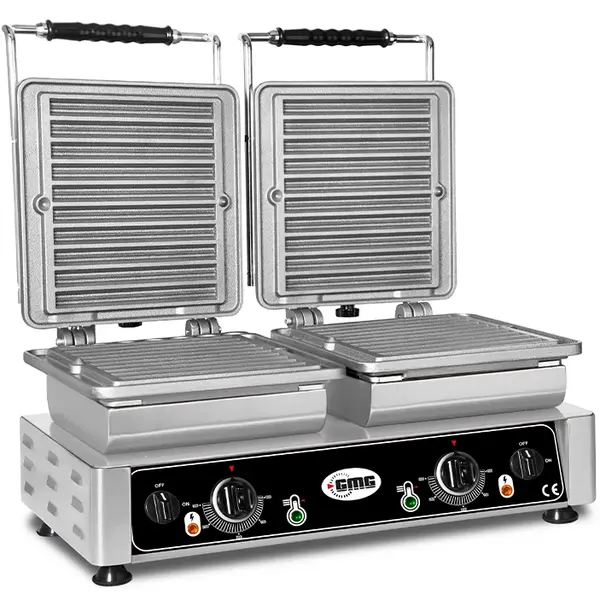 Churroijzer | CHURRO | Dubbel | Churros (210x20x10mm) | 50°C/300°C | 4.4kW (2x 230V) | Verwisselbare Wafelvorm | 600x440x320(h)mm