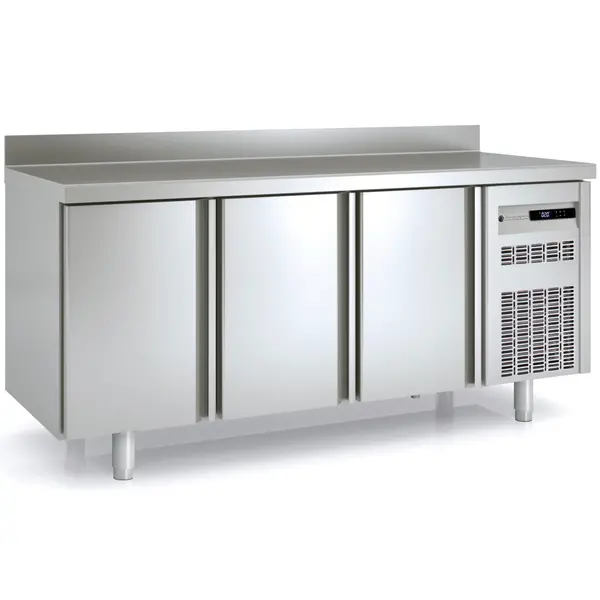 Vrieswerkbank | 700 RANGE | 399L | 3 Deuren (1/1 GN) | -15°C/-20°C | Statisch + Ventilator | Temperatuuralarm | Achteropstand | 1795x700x850/950(h)mm