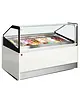 Diamond Schepijsvitrine | OTTAWA | 18x 5L | -15°C/-18°C | Geforceerd | Kantelruit | 1605x1240x1200(h)mm 