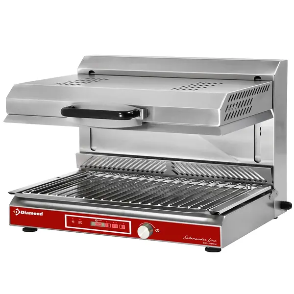 Salamander Grill | SALAMANDER LINE | Glaskeramisch | 3 Zones | ≤350°C | 4.5kW (400V) | Timer | Hoogte Verstelbaar | 800x640x590(h)mm