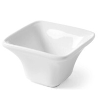 HENDI Tapasschaaltjes | CUADRADO | Porselein | Wit | 6 Stuks | 59x59x37(h)mm