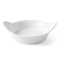 HENDI Tapasschaaltjes | HUEVO | Porselein | Wit | 6 Stuks | Ø65x15(h)mm