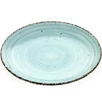 Gural Borden | ENT BLAUW | Porselein | Pastelblauw | 12 Stuks | Ø210mm