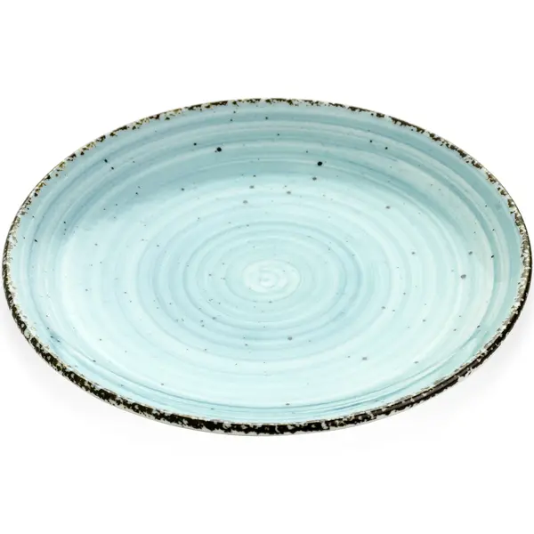 Borden | ENT BLAUW | Porselein | Pastelblauw | 6 Stuks | Ø270mm