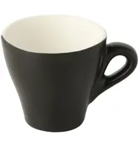 Inspire Espressokopjes | AROMA MATT | Porselein | Mat Zwart | 7cl | 6 Stuks | Ø60x55(h)mm