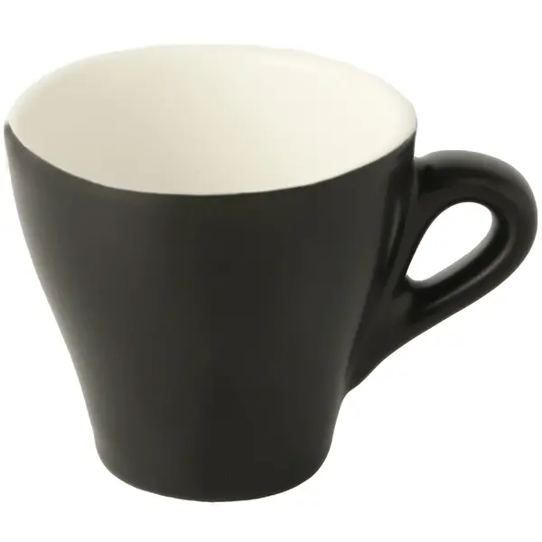 Espressokopjes | AROMA MATT | Porselein | Mat Zwart | 7cl | 6 Stuks | Ø60x55(h)mm