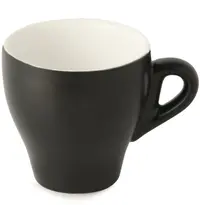 Inspire Cappuccinokopjes | AROMA MATT | Porselein | Mat Zwart | 26cl | 6 Stuks | Ø90x90(h)mm
