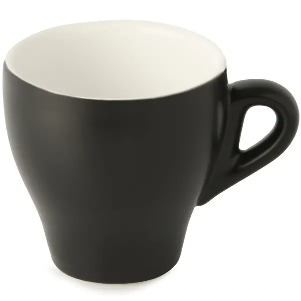 Cappuccinokopjes | AROMA MATT | Porselein | Mat Zwart | 26cl | 6 Stuks | Ø90x90(h)mm