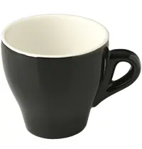 Inspire Cappuccinokopjes | AROMA | Porselein | Zwart | 26cl | 6 Stuks | Ø90x90(h)mm