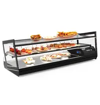 SAYL Tapasvitrine | KUBE | Zwart | +2°C/+6°C | Statisch | 2 Niveaus | 970x395x360(h)mm 
