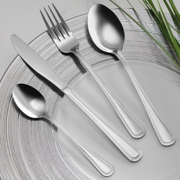 Tafellepels | KitchenLine | RVS | 6 Stuks | Lengte 197mm