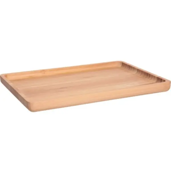 Dienbladen | Bamboe | Houtlook | 6 Stuks | 215x150x16(h)mm