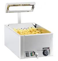 Casselin Friet-Warmhouder | 1/1 GN | 1.2kW (230V) | Aftapkraan | 330x540x500(h)mm