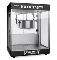 Saro Popcornmachine | JUGO | Zwart | 1.16kW (230V) | Interne Verlichting | 462x357x588(h)mm